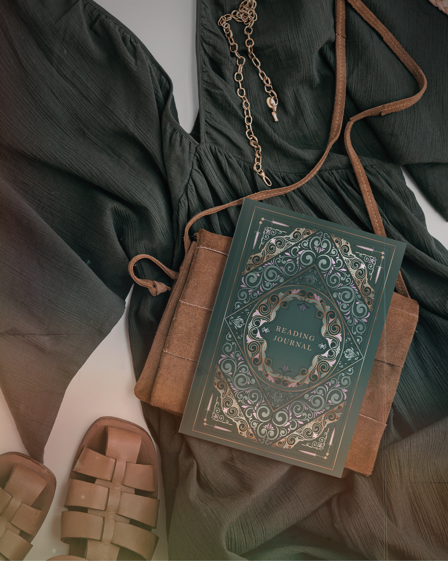 Sage Luxury Reading Journal